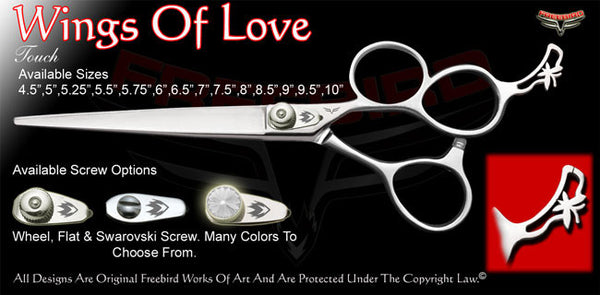 Wings Of Love 3 Hole Touch Grooming Shears