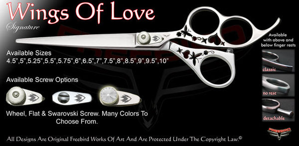 Wings Of Love 3 Hole Signature Grooming Shears