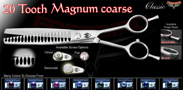 20 Tooth Magnum Coarse Thinning Shears Straight