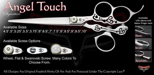 Angel Touch 3 Hole Swivel Thumb Signature Grooming Shears