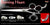 Burning Heart 3 Hole Double V Swivel Touch Grooming Shears