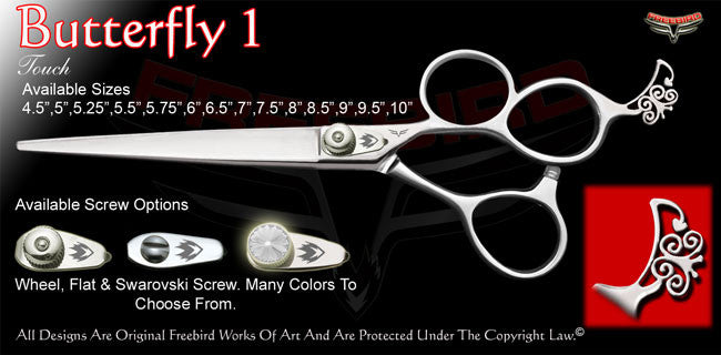 Butterfly 1 3 Hole Touch Grooming Shears
