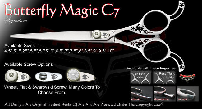 Butterfly Magic C7 Straight Signature Grooming Shears