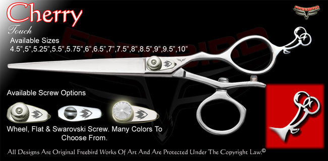 Cherry V Swivel Touch Grooming Shears