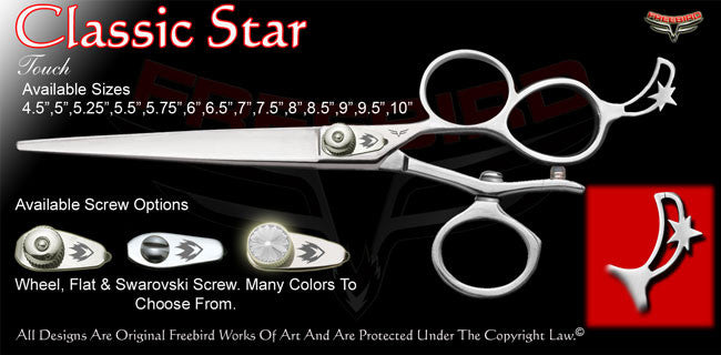 Classic Star 3 Hole V Swivel Touch Grooming Shears