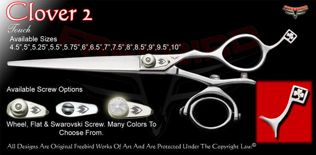 Clover 2 Double V Swivel Touch Grooming Shears