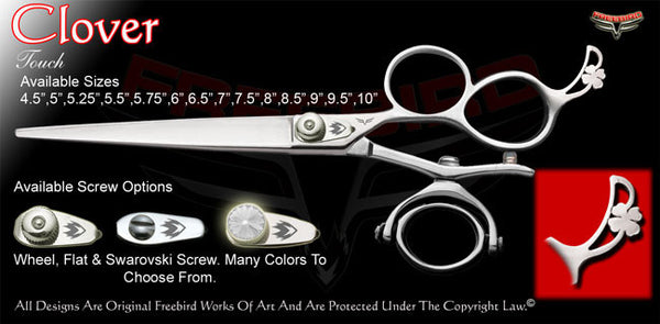 Clover 3 Hole Double V Swivel Touch Grooming Shears