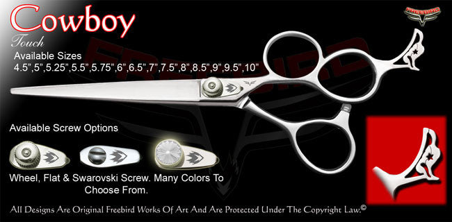Cow Boy 3 Hole Touch Grooming Shears