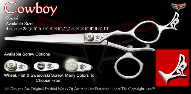 Cow Boy V Swivel Touch Grooming Shears