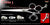 Cross 3 3 Hole Double V Swivel Touch Grooming Shears
