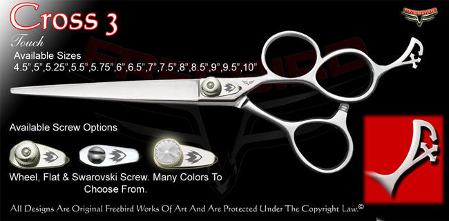 Cross 3 3 Hole Touch Grooming Shears