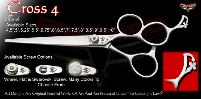 Cross 4 3 Hole Touch Grooming Shears