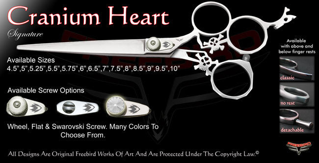 Cranium Heart 3 Hole Signature Grooming Shears