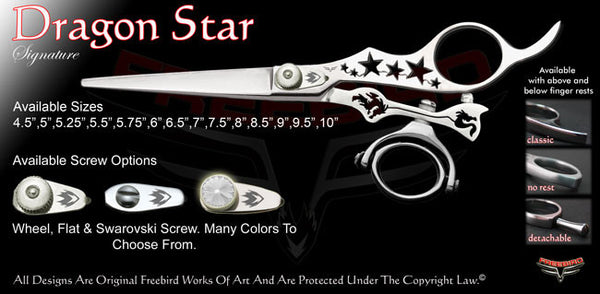 Dragon Star Double Swivel Thumb Signature Hair Shears