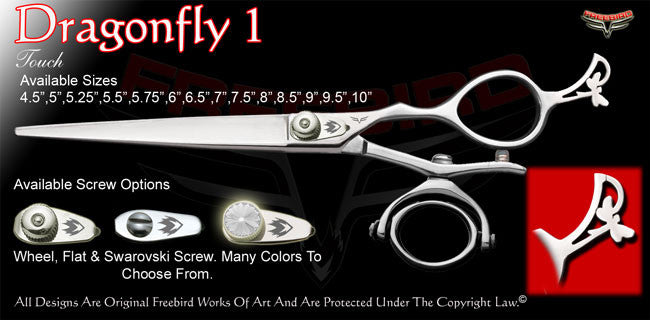 Dragonfly 1 Double V Swivel Touch Grooming Shears