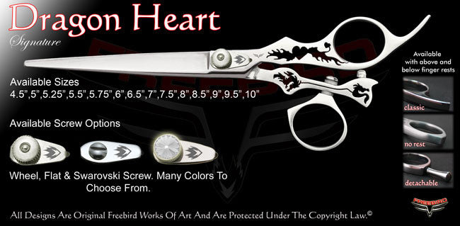 Dragon Heart Swivel Thumb Signature Grooming Shears