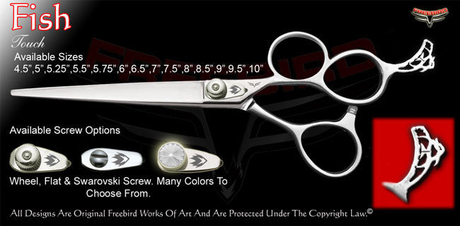 Fish 3 Hole Touch Grooming Shears