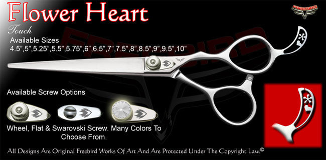 Flower Heart Touch Grooming Shears