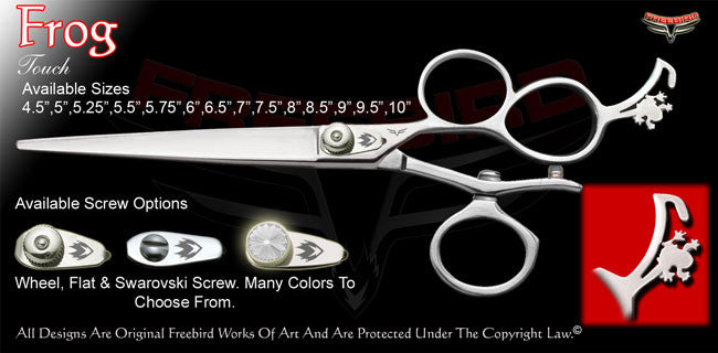 Frog 3 Hole V Swivel Touch Grooming Shears