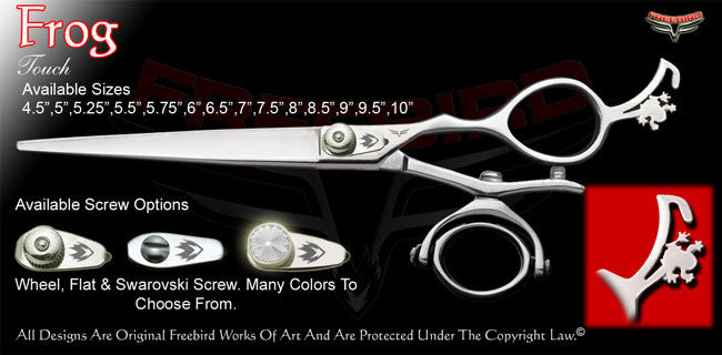 Frog Double V Swivel Touch Grooming Shears