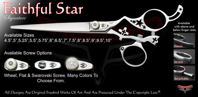 Faithful Star Swivel Thumb Signature Grooming Shears