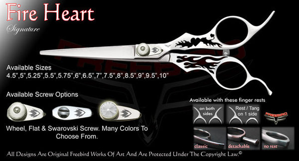 Fire Heart Straight Signature Hair Shears