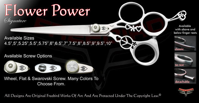 Flower Power 3 Hole Signature Grooming Shears