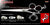 Gemini 3 Hole Double V Swivel Touch Grooming Shears