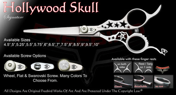 Hollywood Skull Straight Signature Hair Shears