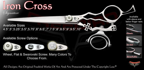 Iron Cross Double Swivel Thumb Signature Grooming Shears