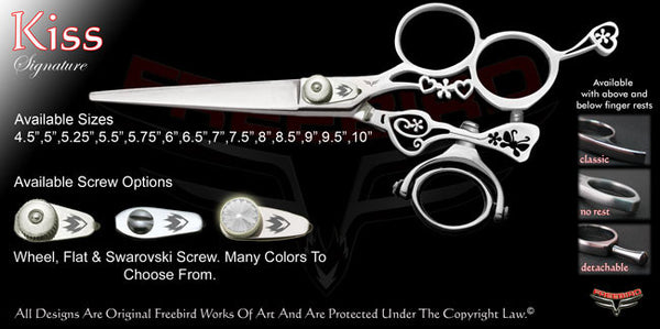 Kiss 3 Hole Double Swivel Thumb Signature Hair Shears