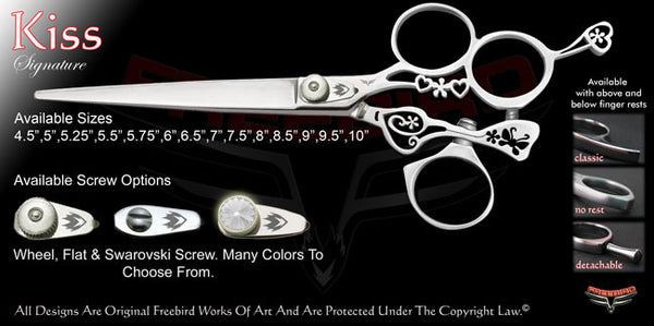 Kiss 3 Hole Swivel Thumb Signature Grooming Shears