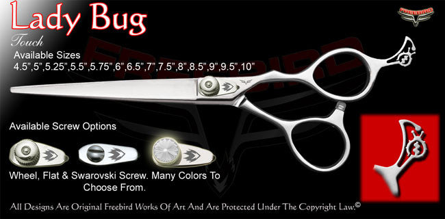 Lady Bug Touch Grooming Shears