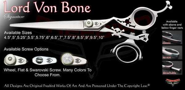 Lord Von Bone Double Swivel Thumb Signature Grooming Shears