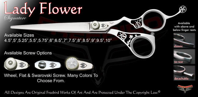 Lady Flower Signature Grooming Shears