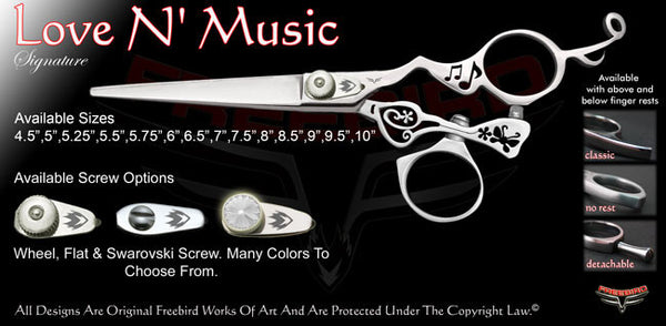 Love N Music Swivel Thumb Signature Hair Shears