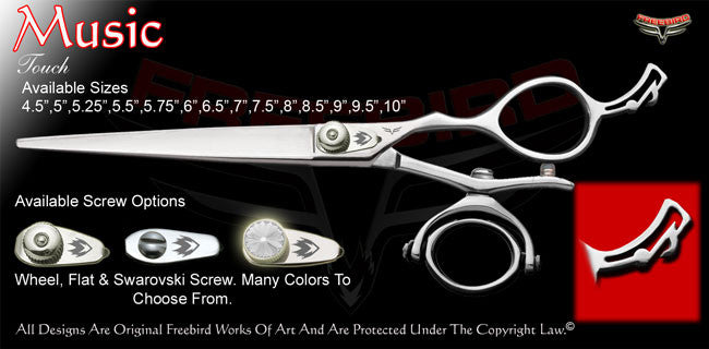 Music Double V Swivel Touch Grooming Shears