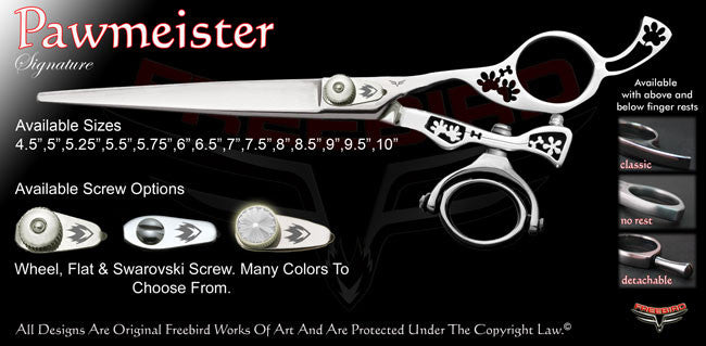 Pawmiester Double Swivel Thumb Signature Grooming Shears