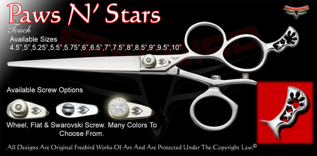 Paws N' Stars 3 Hole V Swivel Touch Grooming Shears