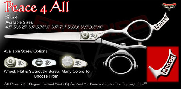 Peace 4 All Double V Swivel Touch Grooming Shears