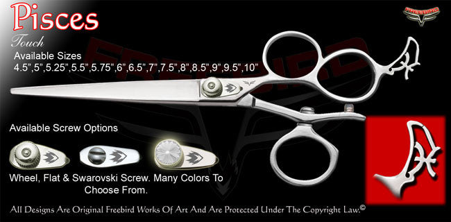 Pisces 3 Hole V Swivel Touch Grooming Shears