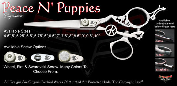 Peace N Puppies Swivel Thumb Signature Hair Shears