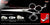 Star 3 Hole Double V Swivel Touch Grooming Shears