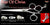 Star Of Christ 3 Hole V Swivel Touch Grooming Shears
