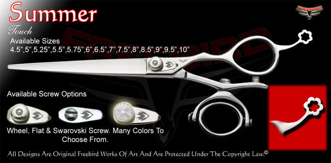 Summer Double V Swivel Touch Grooming Shears