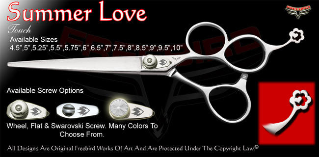 Summer Love 3 Hole Touch Grooming Shears