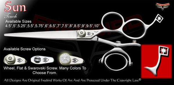 Sun 3 Hole Double V Swivel Touch Grooming Shears