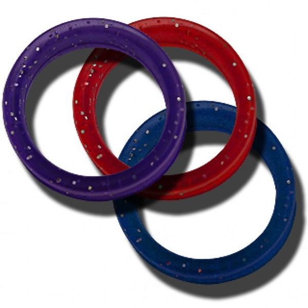 10 Soft Gummi Finger Rings Large Mixed Colors (5 different colors 2 each)