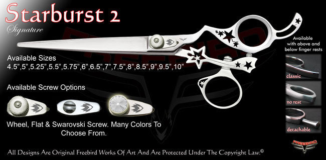 Starburst 2 Swivel Thumb Signature Hair Shears