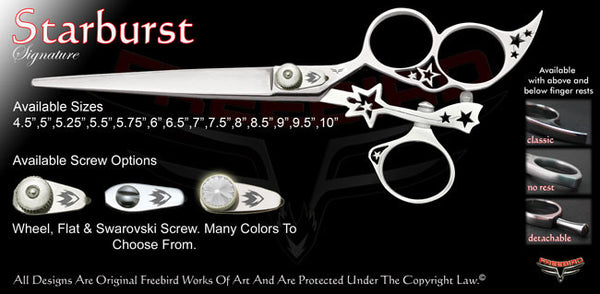 Starburst 3 Hole Swivel Thumb Signature Grooming Shears